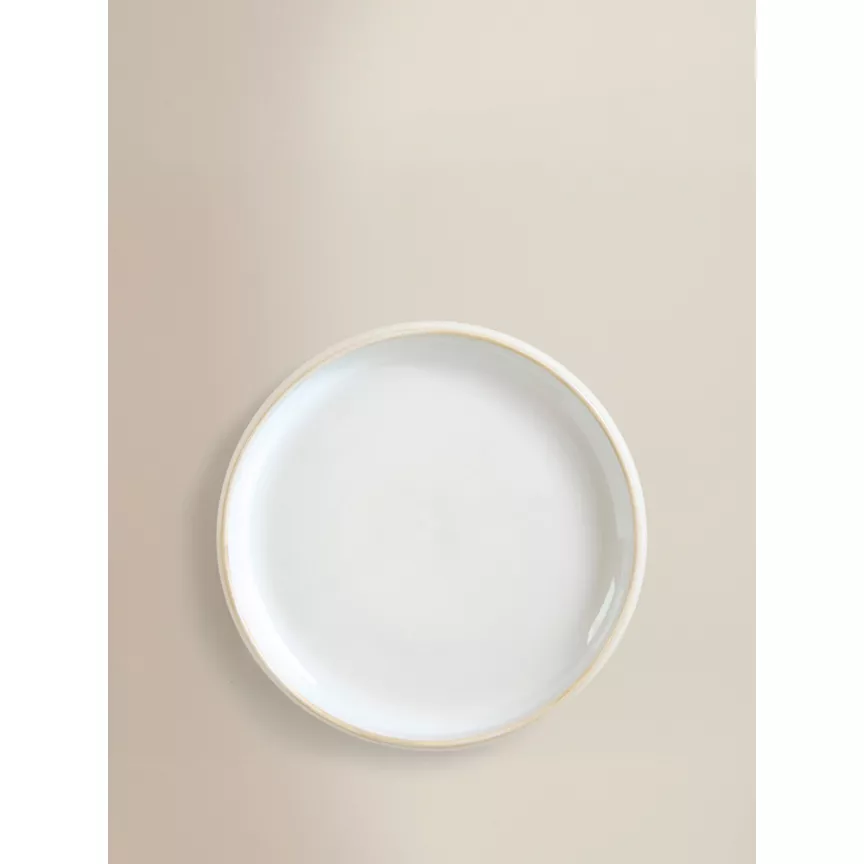 George Home White Reactive Glaze Dinner Plate