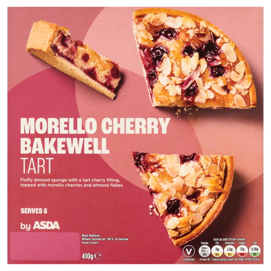 ASDA Morello Cherry Bakewell Tart 410g