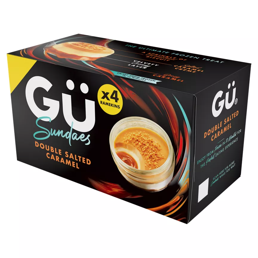 GU Double Salted Caramel 340g (4 x 85g)