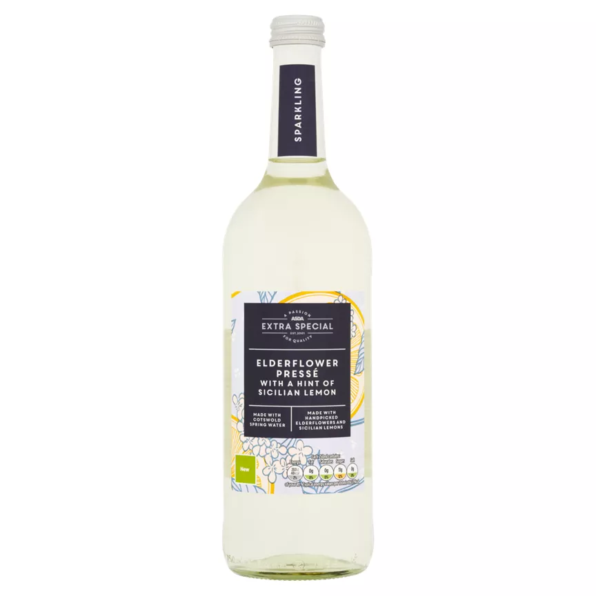 ASDA Extra Special Elderflower Pressé with a Hint of Sicilian Lemon 750ml