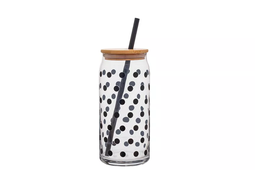 George Home Black Spot Can Glass