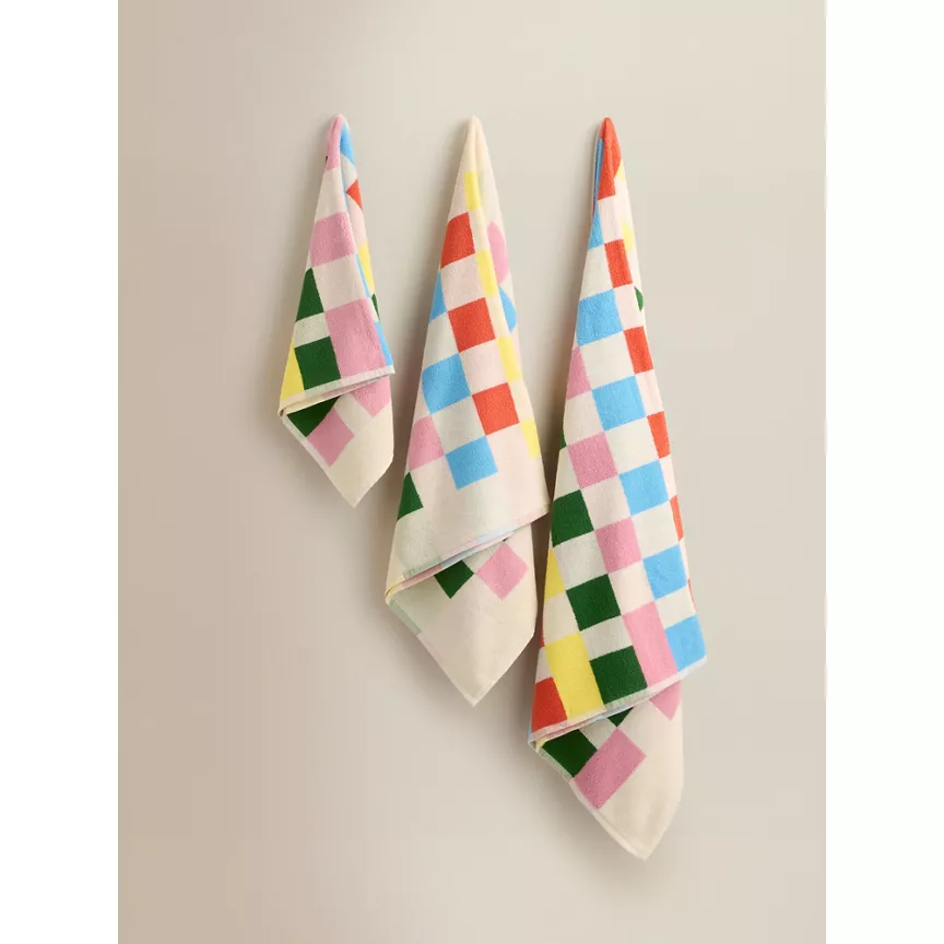 George Home Lucky Charm Multi Checked Towel Range