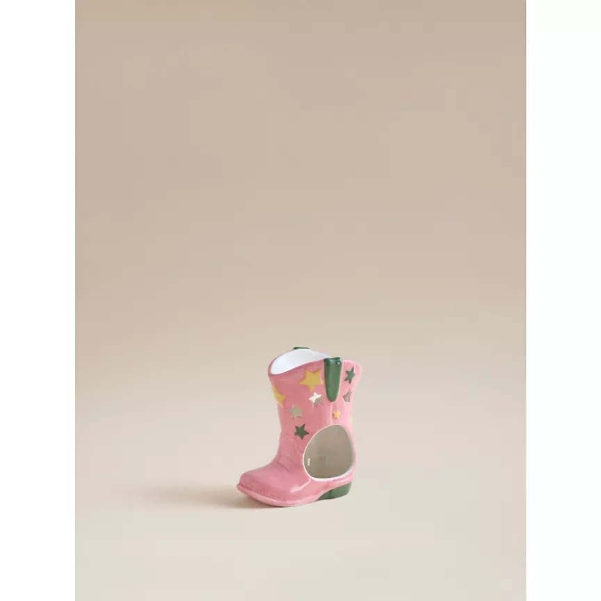 George Home Cowboy Boot Shaped Oil Burner