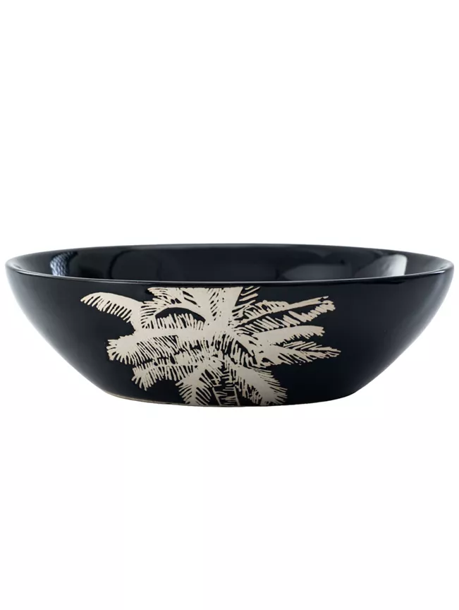 George Home Palm Tree Pasta Bowl