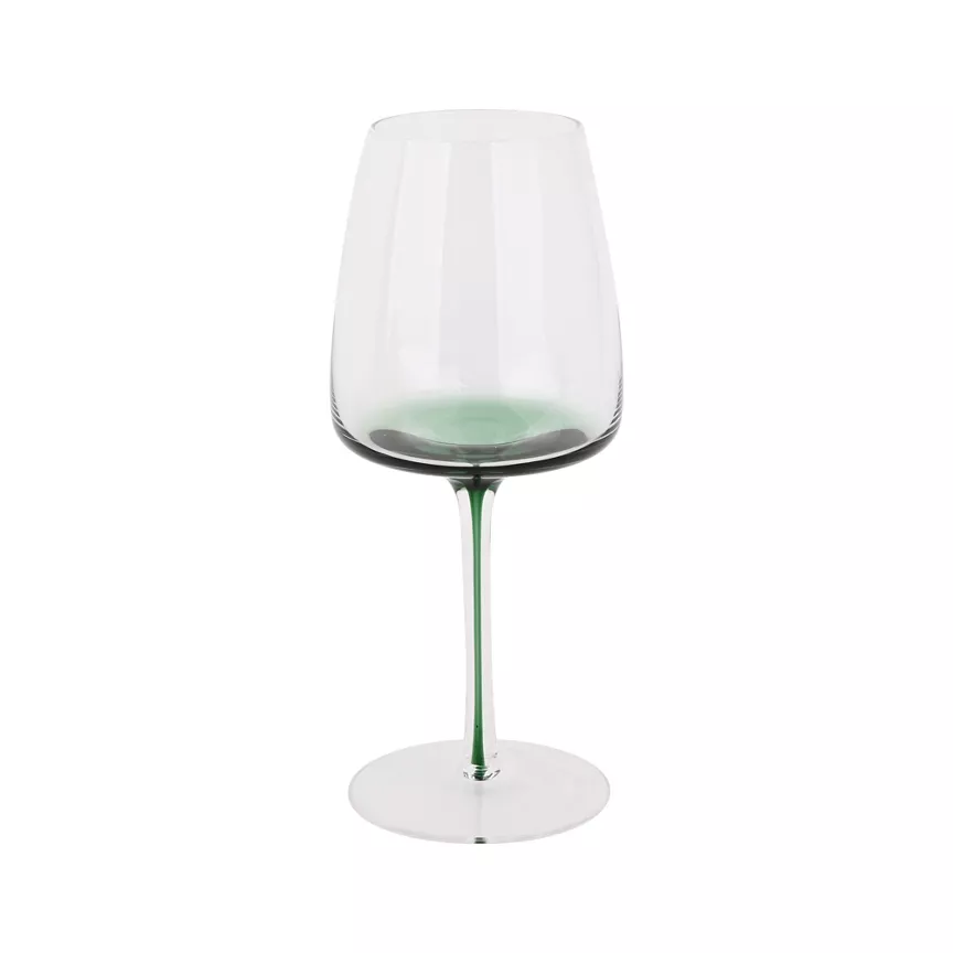 George Home Green Stem Wine Glass