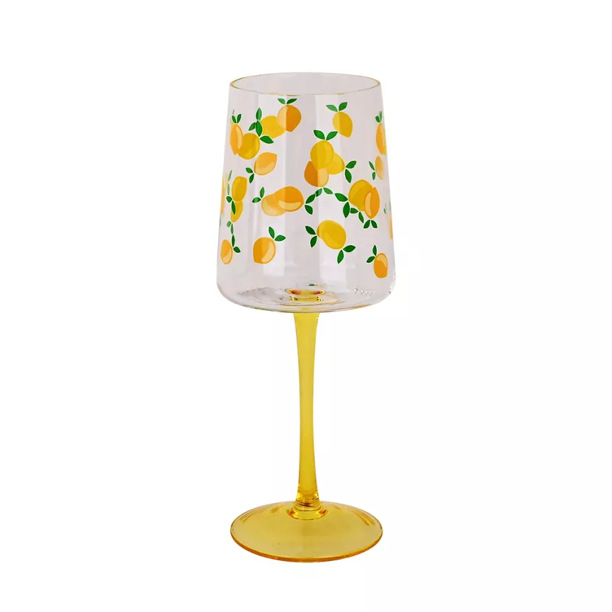 George Home Lemon Wine Glass