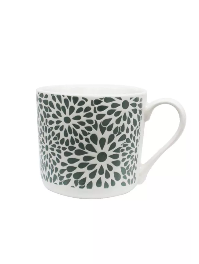 George Home Green Floral Mug