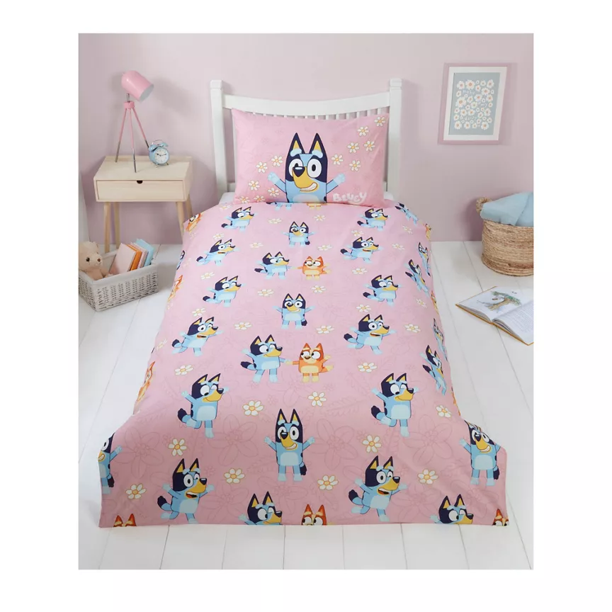 Bluey Bluey Pink Duvet Set