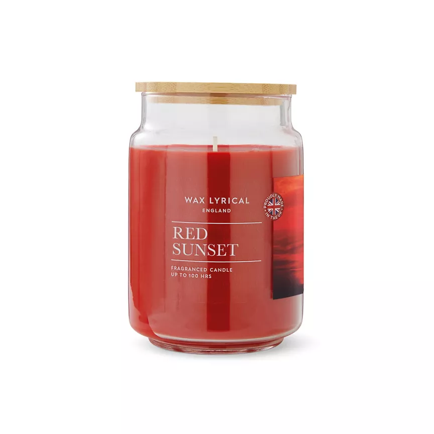 Wax Lyrical Large Jar Red Sunset