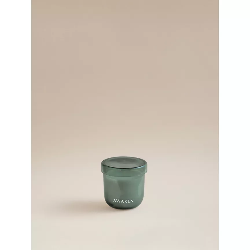 George Home Green Wellness Awaken Glass Lid Candle