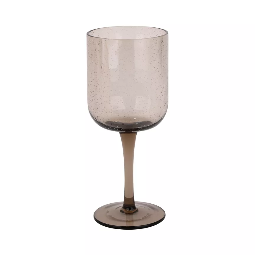 George Home Grey Bubble Wine Glass