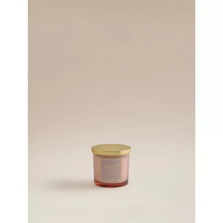 George Home Classic White Peach & Vanilla Candle