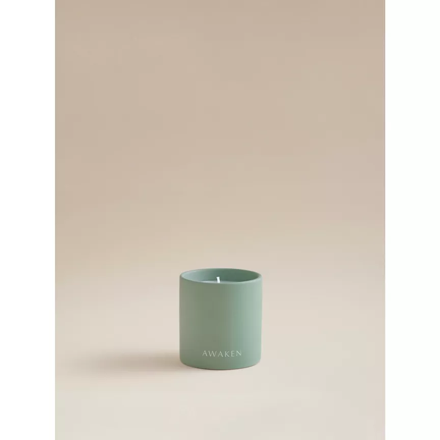George Home Green Wellness Awaken Ceramic Candle