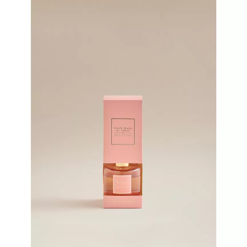 George Home Classic White Peach & Vanilla Reed Diffuser