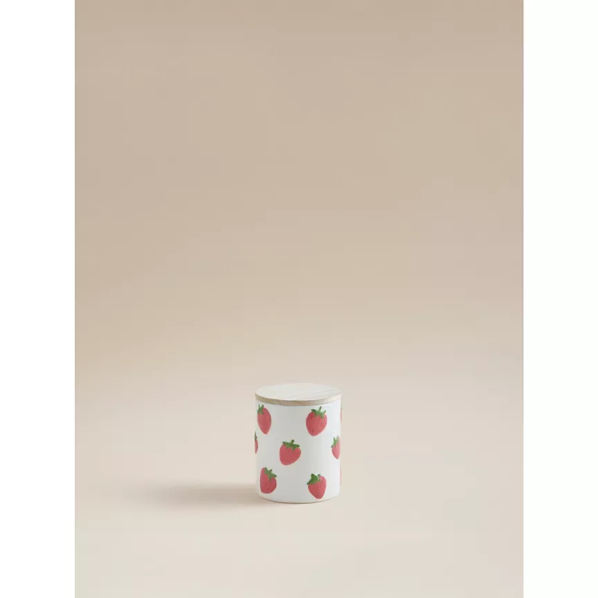 George Home Notes From Nature Strawberry Embossed Candle