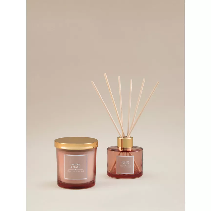 George Home Classic White Peach & Vanilla Candle Gift Set