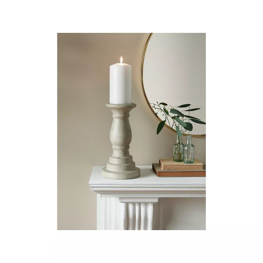 At Home with Stacey Solomon Natural Candle holder