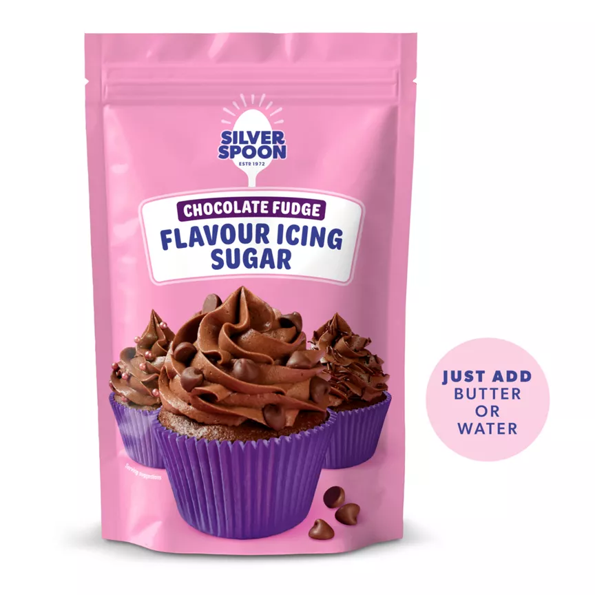 Silver Spoon Chocolate Fudge Flavour Icing Sugar 200g