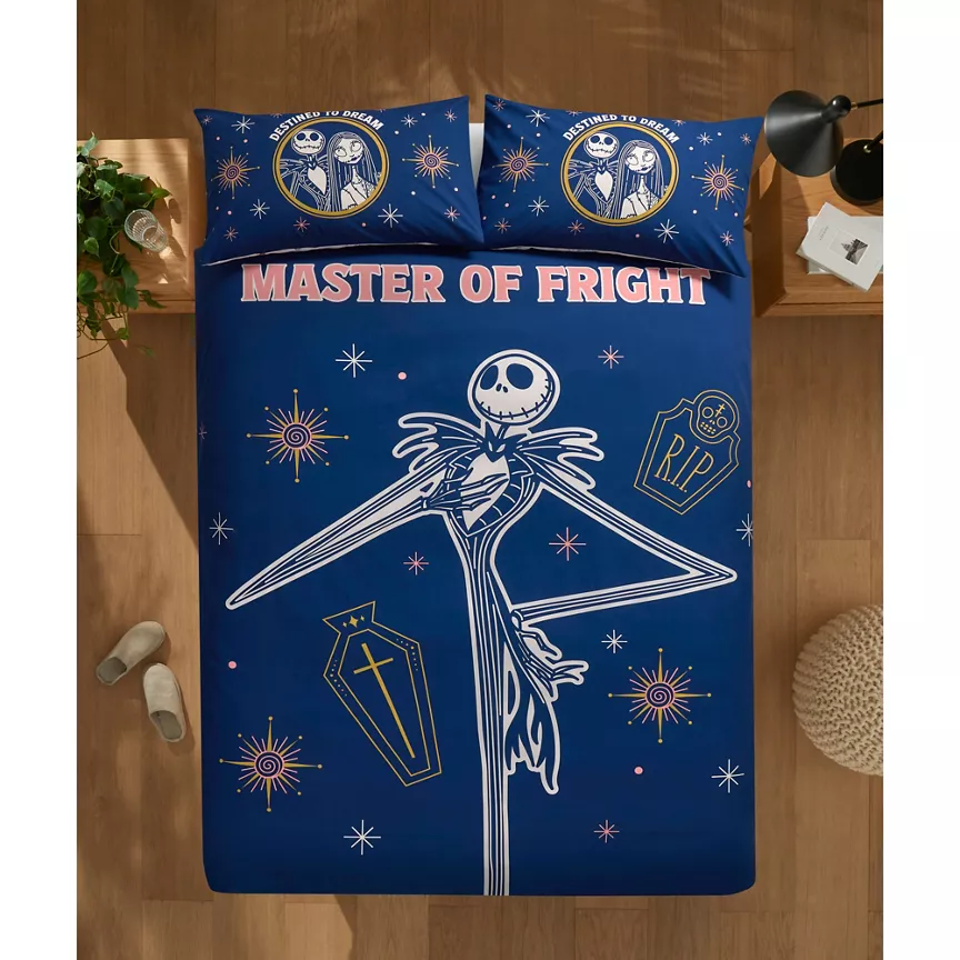 Disney Nightmare Before Christmas Navy Duvet Set - Double