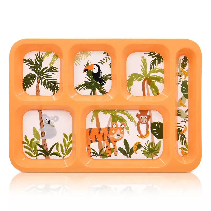 George Home Kids Tray Jungle Orange 36.3x25x2.4cm