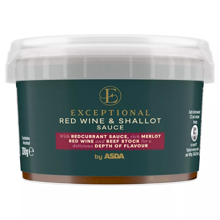 Exceptional by ASDA Red Wine & Shallot Sauce 200g
