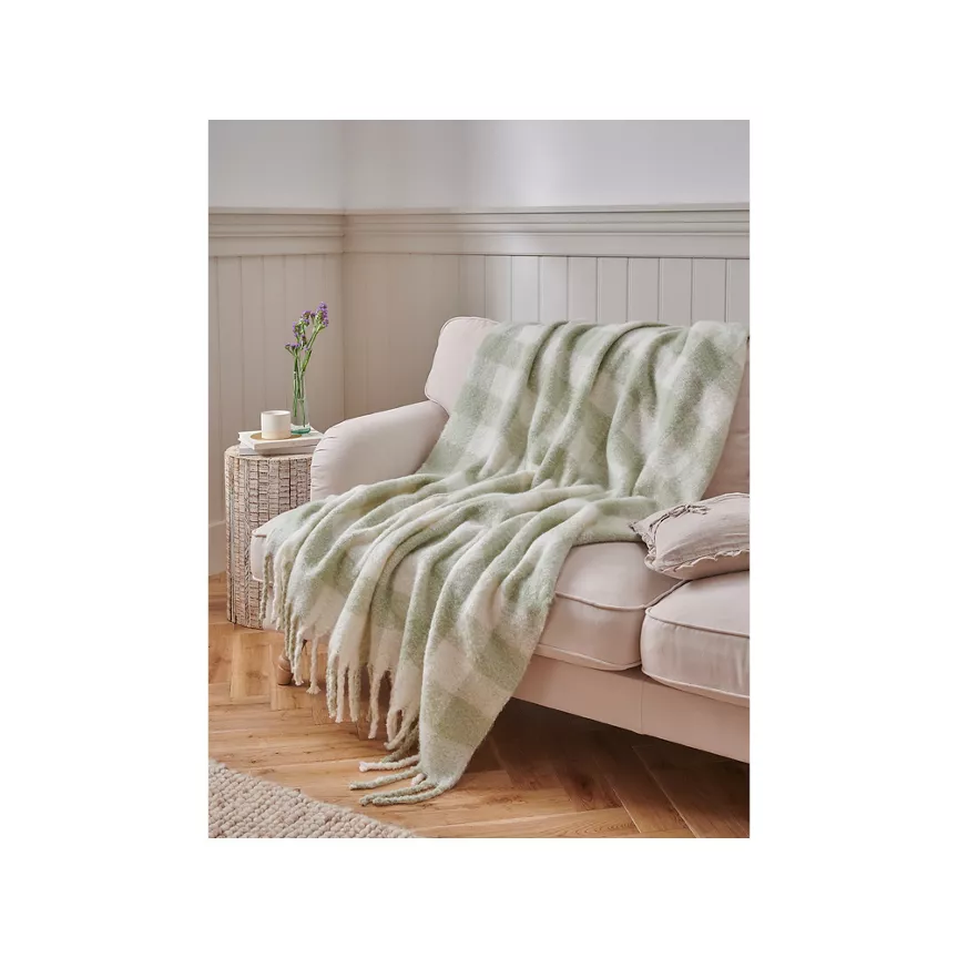 At Home with Stacey Solomon Gingham Throw