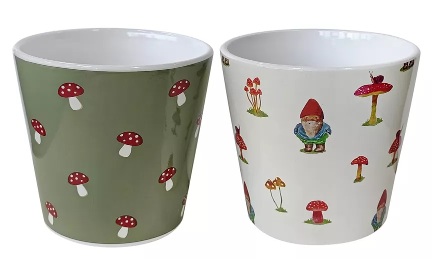 George Home Gnome Pots (Style May Vary) 13x9.5x12.5cm