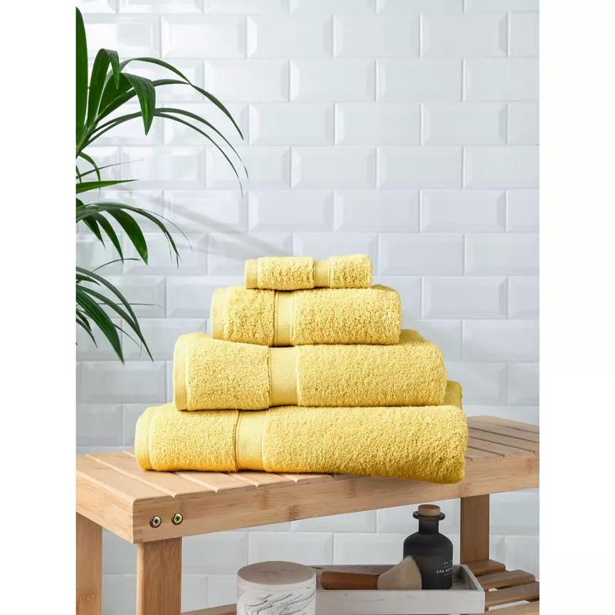 George Home Lemon Drop Cotton Bath Towel