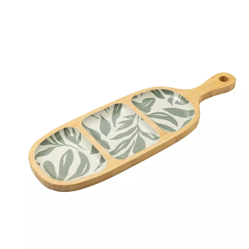 George Home Bamboo Server Leaf 45x15x1.7cm