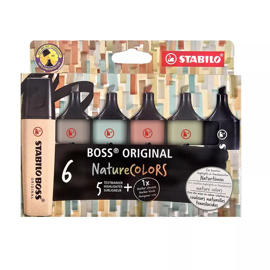 Stabilo Wallet of 6 highlighters