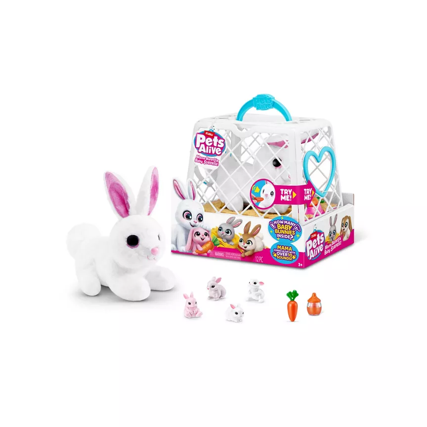 PETS ALIVE Pets Alive Mama Bunny & Baby Surprise By ZURU.