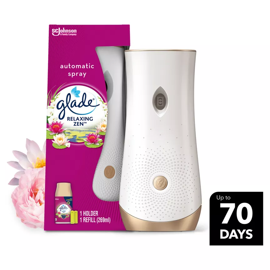 Glade Automatic Spray Air Freshener Holder & Refill Relaxing Zen 269ml
