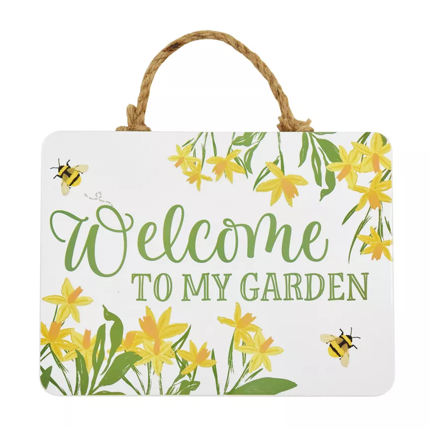 George Home Metal Hanging Décor Sign 20x15cm