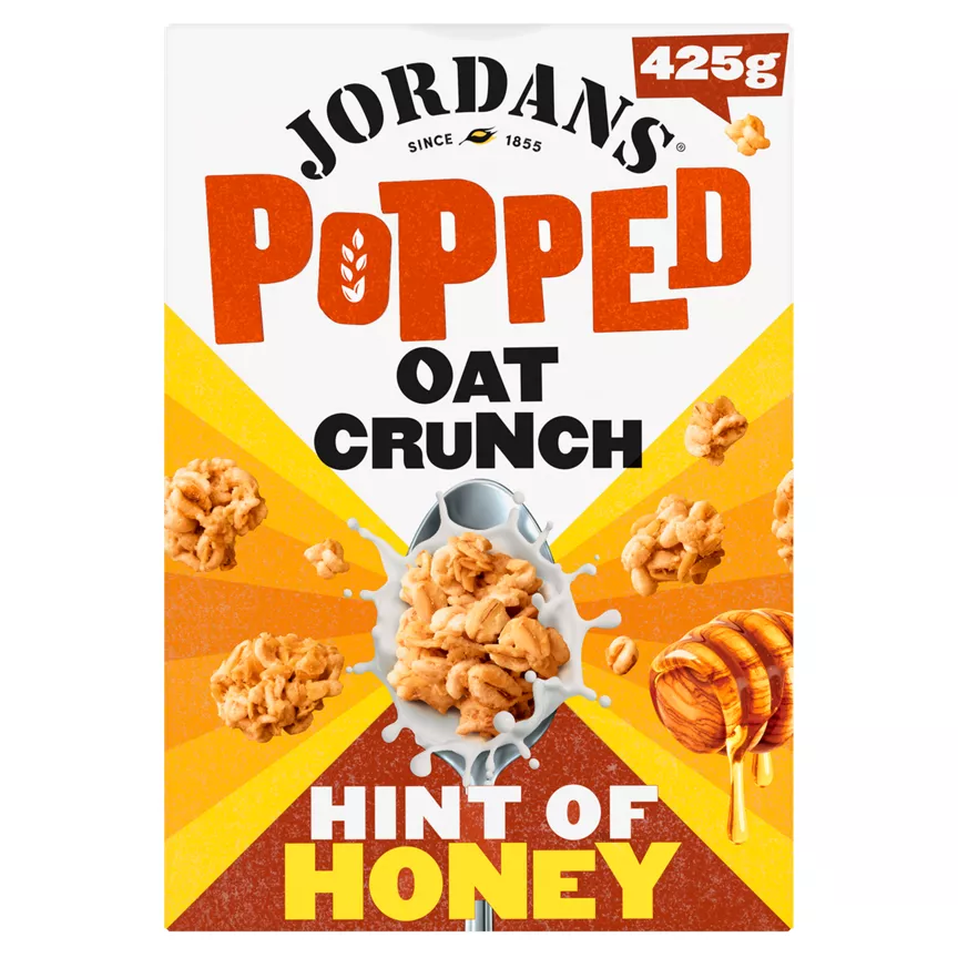 Jordans Popped Oat Crunch Hint of Honey 425g
