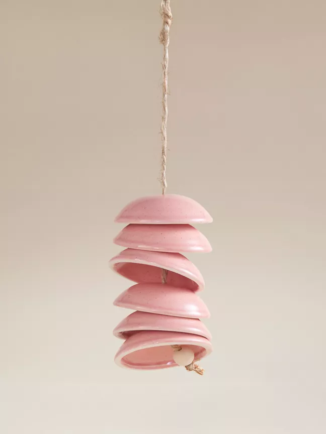 George Home Pink Windchime 7.3x7.3x30cm