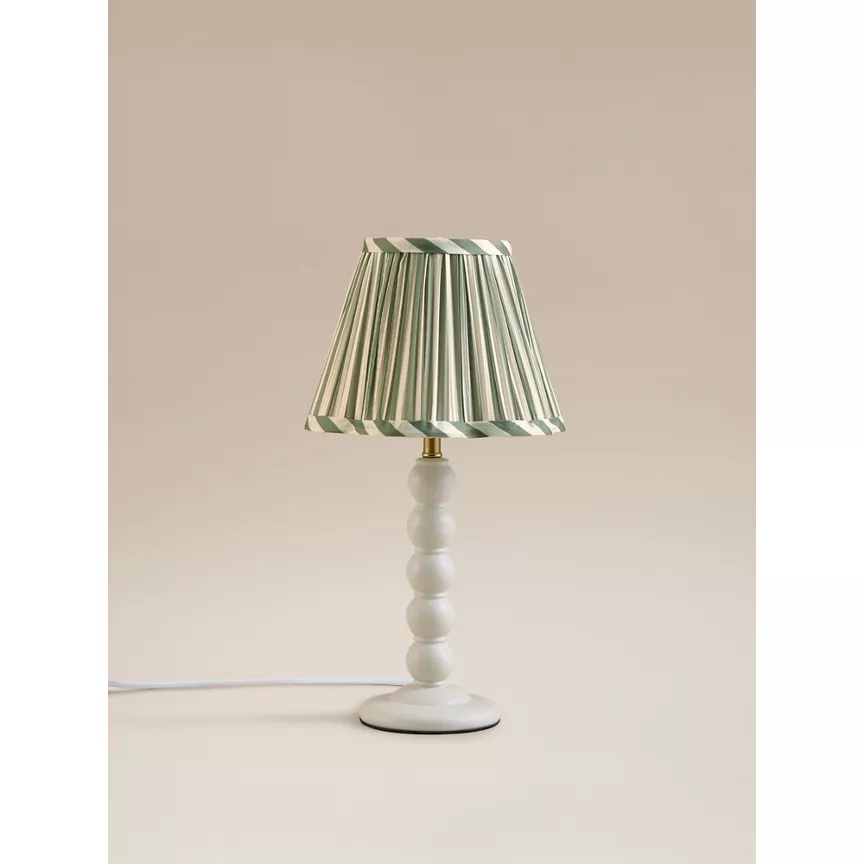 George Home White Bobbin Table Lamp