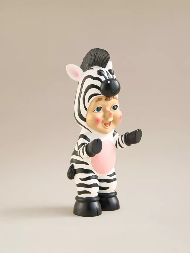 George Home Zebra Gnoah Gnome 10.5x10x25.5cm