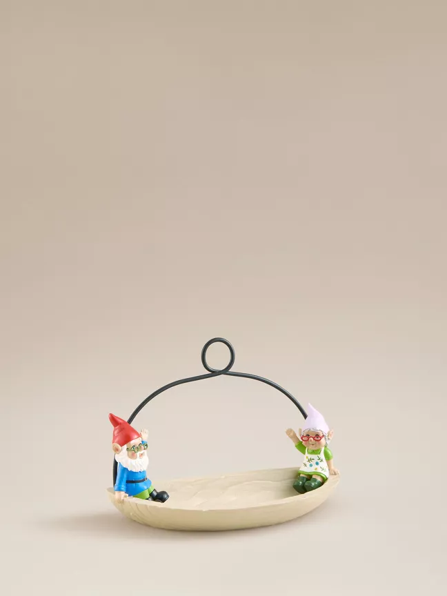 George Home Grandparents Bird Feeder Gnome 22.5x11x15.5cm