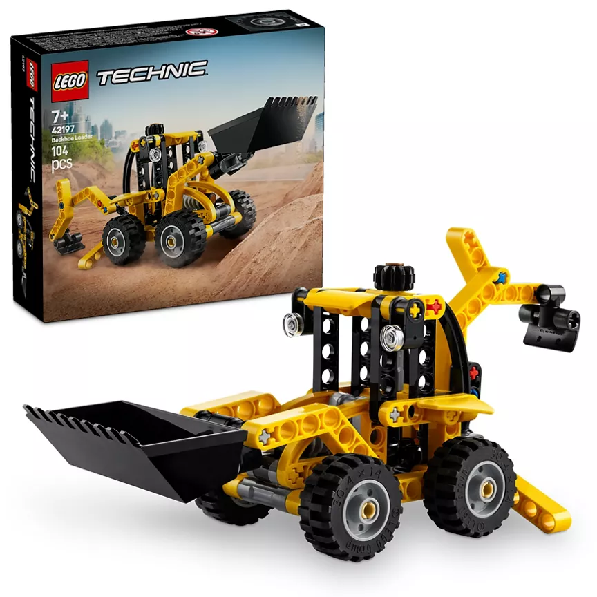 LEGO Technic Backhoe Loader Construction Vehicle Toy 42197