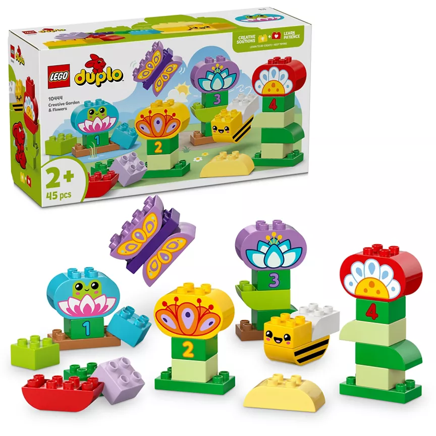 LEGO DUPLO Creative Garden & Flowers Stacking Toys Set 10444