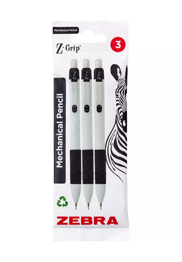 Zebra Mechanical Pencils 3 Pack