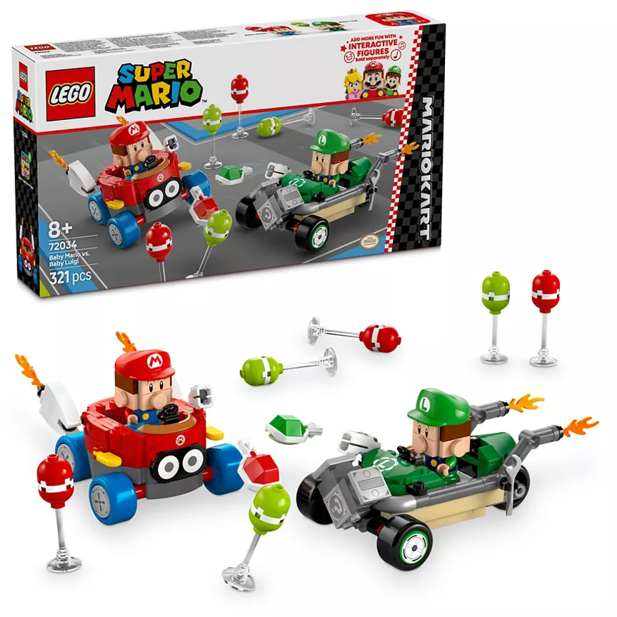 LEGO Super Mario: Mario Kart – Baby Mario vs. Baby Luigi 72034