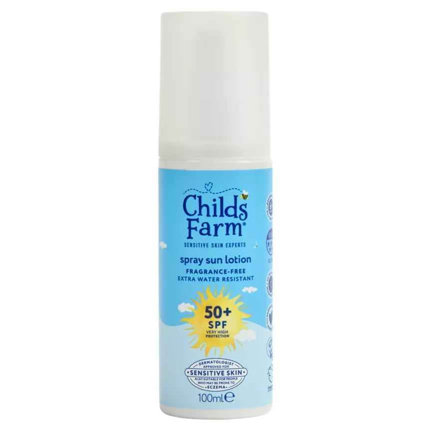 Childs Farm 50+ SPF Spray Sun Lotion 100ml