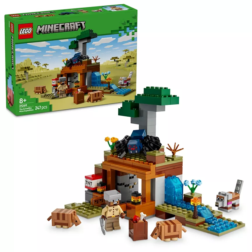 LEGO Minecraft Minecraft The Armadillo Mine Expedition Toy Set 21269