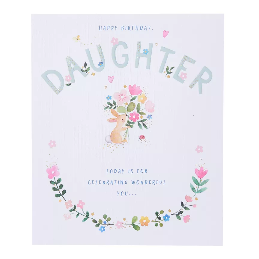 George Home Daughter Birthday Card