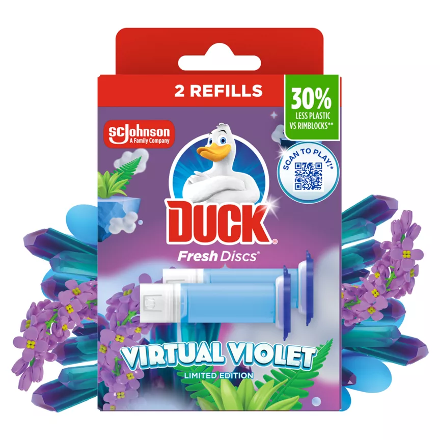 Duck Fresh Disc Twin Refill Virtual-Violet 2x36ml