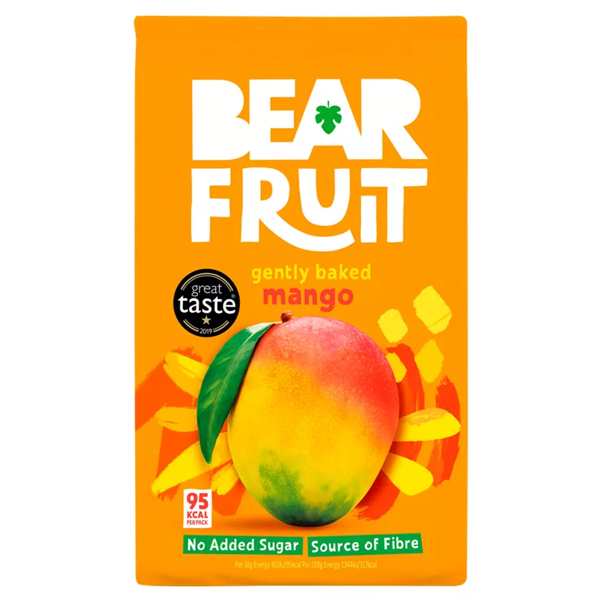 BEAR Fruit Gently Baked Mango 100g