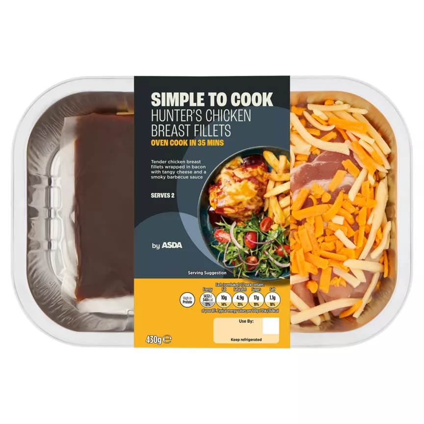 ASDA Smoky Hunter's Chicken Breast Fillets 430g