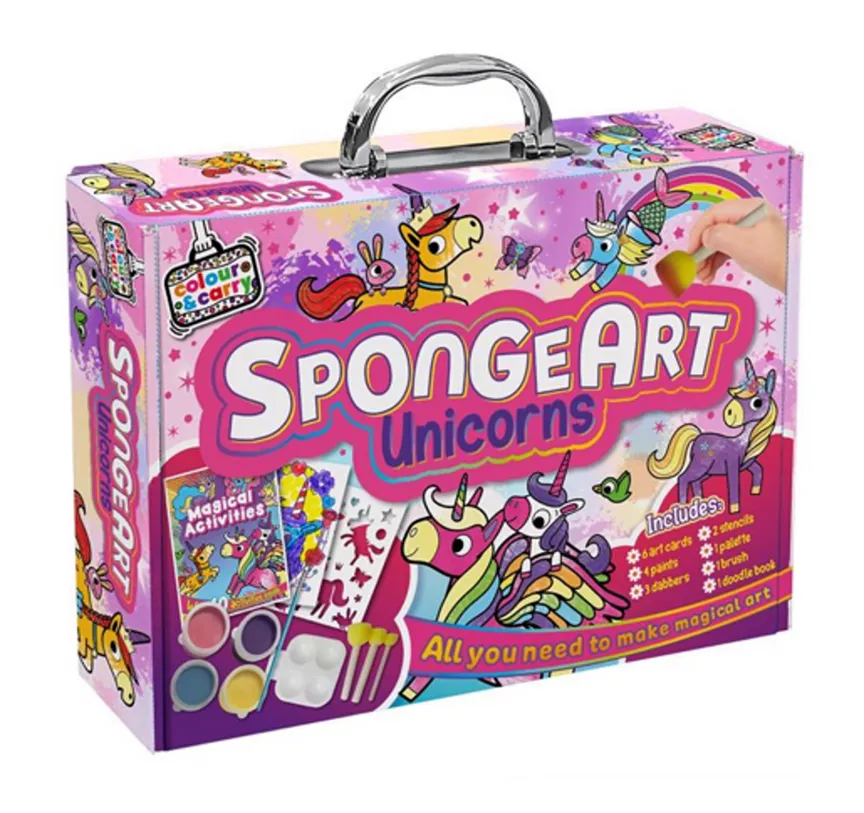 Sponge Art Unicorns Cary Case