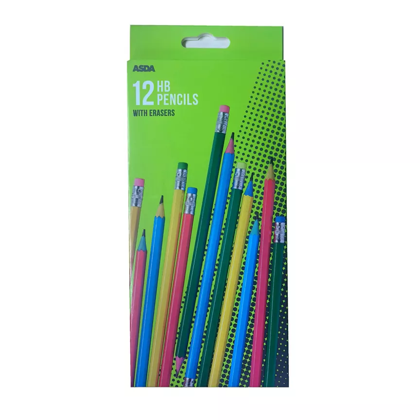 ASDA HB Fashion Pencils - 12 Pack
